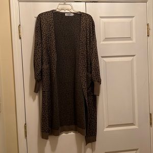 Crazy Train cardigan. Size medium